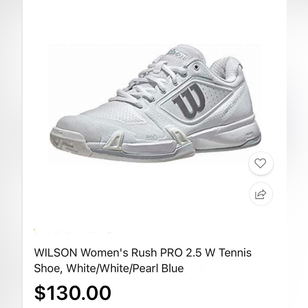 NWT Wilson Rush Pro 2.5 Tennis / Pickleball shoes